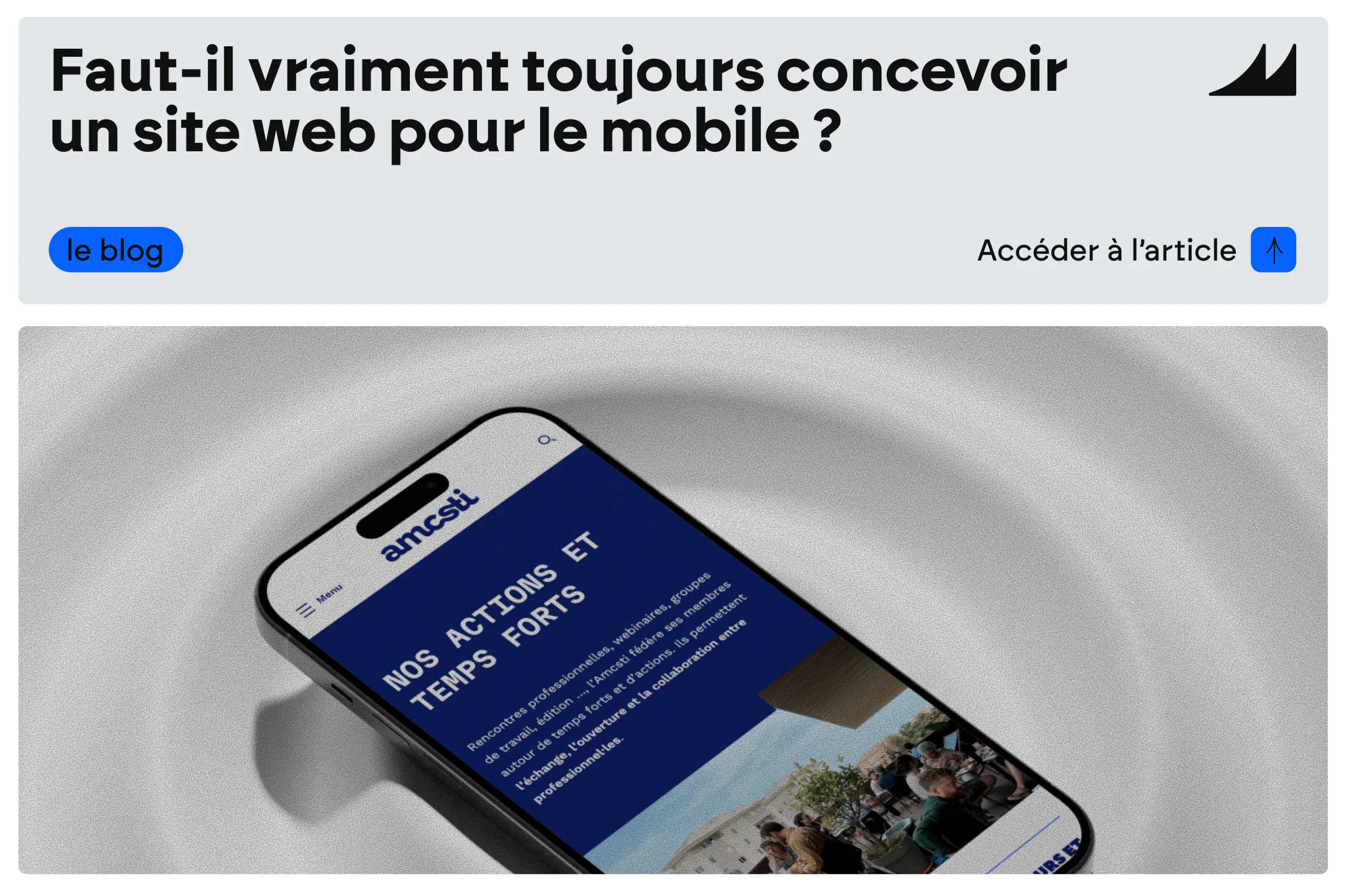 Mobile-first : pourquoi ce n’est pas une règle… mais une décision de conception